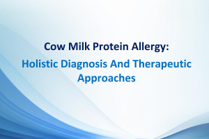 Cow Milk Protein Allergy